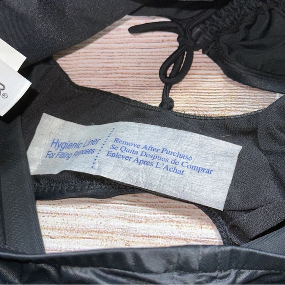 NWT TRIMSHAPER Black Scrunched Sides High Waist Tummy Control Bottoms Size 10 - Picture 5 of 8